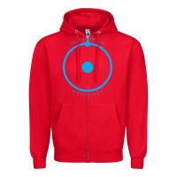 Red dr manhattan Zipper Hoodie - artisFamous