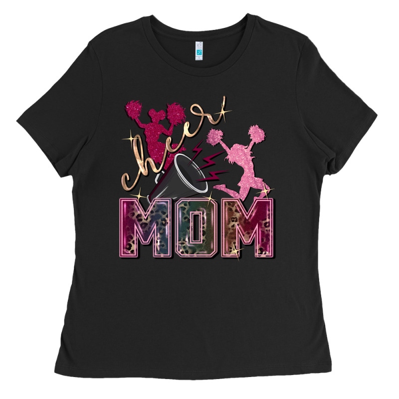 Cheer Mom Mother's Day Ladies Tee by FaDigitalArtStudio | Teevron