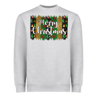 Heather Grey merry christmas Heavyweight Sweatshirt - JahusDesignShop
