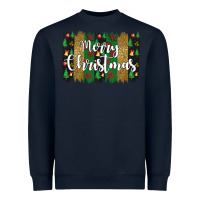 Navy merry christmas Heavyweight Sweatshirt - JahusDesignShop