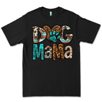 Black dog mama Premium Tee - OliviaCreatesArt