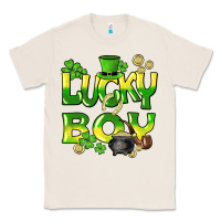 Natural Lucky Boy St. Patrick's Day Classic Tee - HowdyJamesFarm