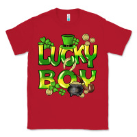 Red Lucky Boy St. Patrick's Day Classic Tee - HowdyJamesFarm