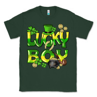 Sports Green Lucky Boy St. Patrick's Day Classic Tee - HowdyJamesFarm