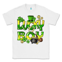 White Lucky Boy St. Patrick's Day Classic Tee - HowdyJamesFarm
