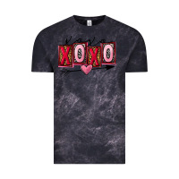 Cloud Black Xoxo Love Vintage Tee - FaDigitalArtStudio