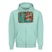 Seafoam just a girl who loves christmas Zipper Hoodie - JahusDesignShop