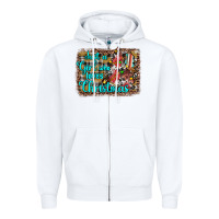 White just a girl who loves christmas Zipper Hoodie - JahusDesignShop