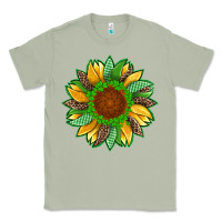 Matcha st patricks sunflower with leopard  shamrock and glitter Classic Tee - Artiststas