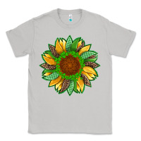 Moon Dust st patricks sunflower with leopard  shamrock and glitter Classic Tee - Artiststas