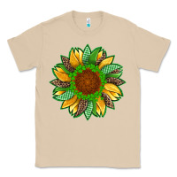Mushroom st patricks sunflower with leopard  shamrock and glitter Classic Tee - Artiststas