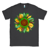Smoke st patricks sunflower with leopard  shamrock and glitter Classic Tee - Artiststas