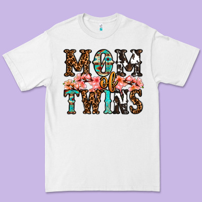 Mom Of Twins Premium Tee Designed By Oliviacreatesart