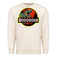 T Rex Roaring Premium Sweatshirt | Teevron