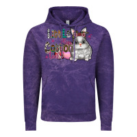 Cloud Purple Little Miss Cotton Tail Vintage Hoodie - CowhideDigitalArt