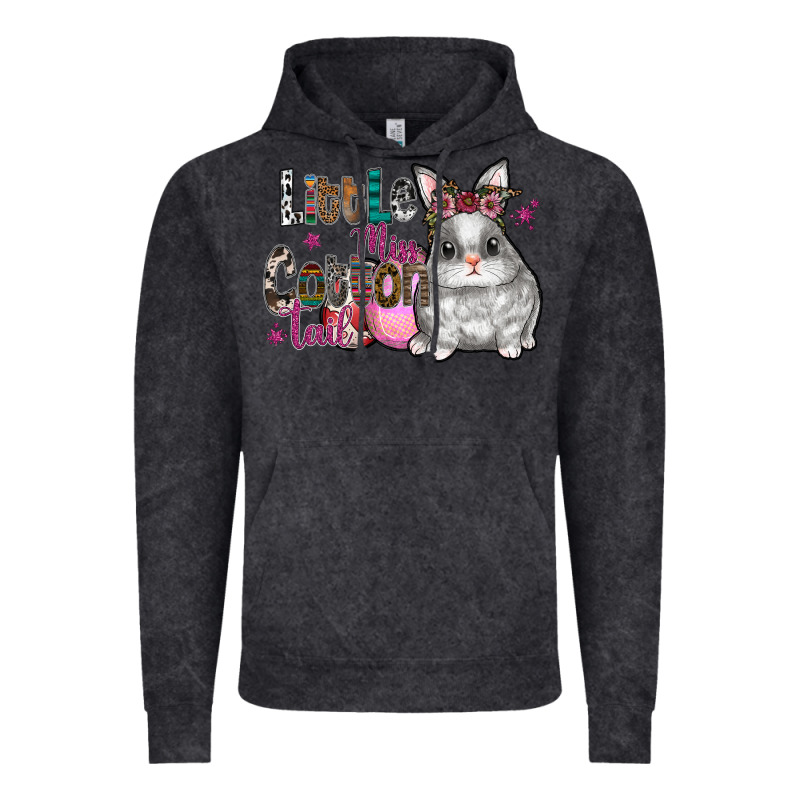 Little Miss Cotton Tail Vintage Hoodie by CowhideDigitalArt | Teevron