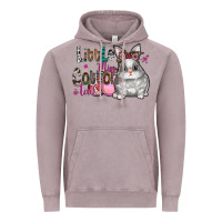 Vintage Zinc Little Miss Cotton Tail Vintage Hoodie - CowhideDigitalArt