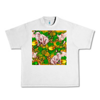 Lunar Rock St patricks  day pig with candy and pot of gold  seamless pattern Urban Heavy Tee - FaDigitalArtStudio