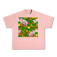 Salmon St patricks  day pig with candy and pot of gold  seamless pattern Urban Heavy Tee - FaDigitalArtStudio