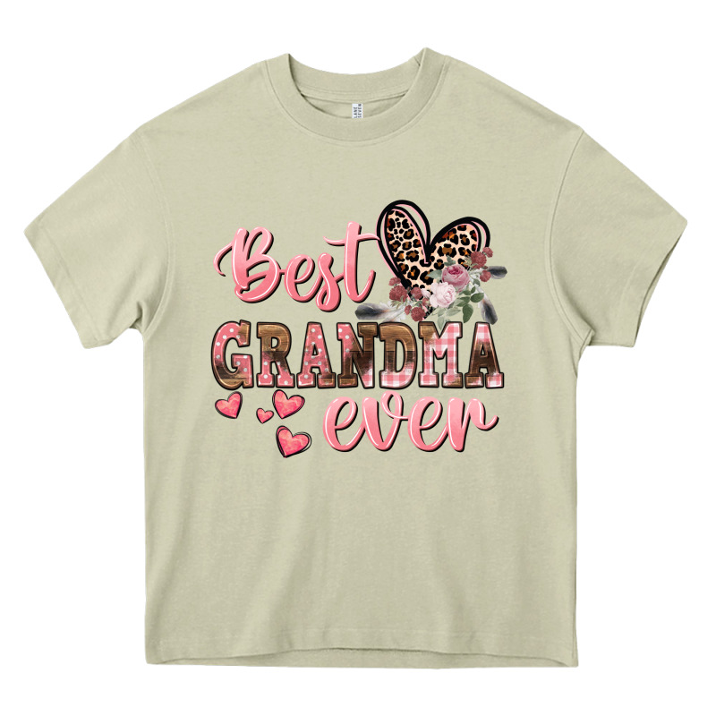 Best Grandma Ever Mother's Day Heavy Core Tee by CowGirlArtShop | Teevron