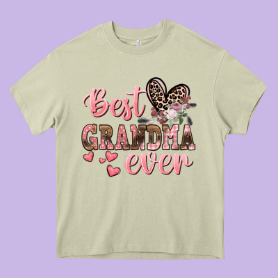 Best Grandma Ever Mother's Day Heavy Core Tee Designed By Cowgirlartshop