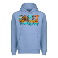 Colony Blue Happy Thanksgiving Premium Hoodie - Artiststas