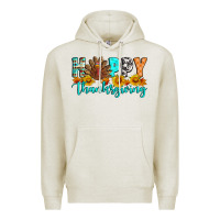 Oatmeal Heather Happy Thanksgiving Premium Hoodie - Artiststas
