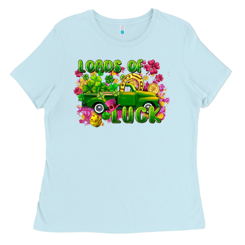 Loads Of Luck St. Patricks Day Ladies Tee by FaDigitalArtStudio | Teevron