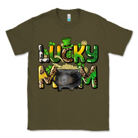 Army Green lucky mom St. Patrick's Classic Tee - HowdyJamesFarm