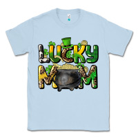 Dusty Blue lucky mom St. Patrick's Classic Tee - HowdyJamesFarm