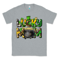 Heather Grey lucky mom St. Patrick's Classic Tee - HowdyJamesFarm