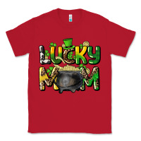 Red lucky mom St. Patrick's Classic Tee - HowdyJamesFarm
