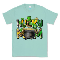 Seafoam lucky mom St. Patrick's Classic Tee - HowdyJamesFarm