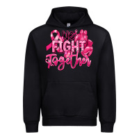 Black we fight together breast cancer Urban Hoodie - RanaPortraitStore