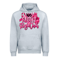 Heather Grey we fight together breast cancer Urban Hoodie - RanaPortraitStore