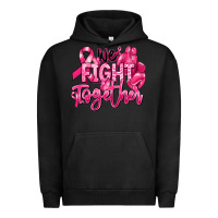 Pigment Black we fight together breast cancer Urban Hoodie - RanaPortraitStore