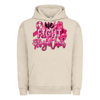 Pigment French Oak we fight together breast cancer Urban Hoodie - RanaPortraitStore