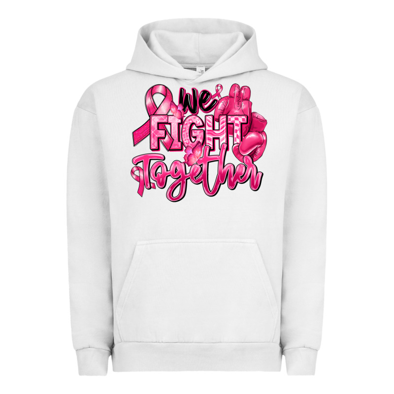 We Fight Together Breast Cancer Urban Hoodie by RanaPortraitStore | Teevron