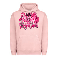 Pigment Salmon we fight together breast cancer Urban Hoodie - RanaPortraitStore