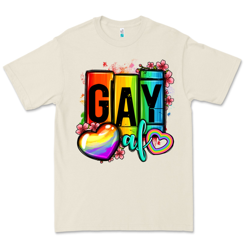 Gay Af Premium Tee by OliviaCreatesArt | Teevron
