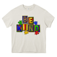 Cream Be kind Heavy Core Tee - CowGirlArtShop