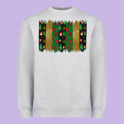 Christmas Brush Stoke Heavyweight Sweatshirt Designed By Jahusdesignshop