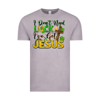 Vintage Zinc i don't need luck i've got jesus Vintage Tee - FaDigitalArtStudio