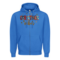 True Royal christmas vibes Zipper Hoodie - JahusDesignShop
