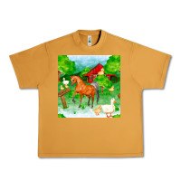 Peanut Butter farm life seamless pattern Urban Heavy Tee - FaDigitalArtStudio