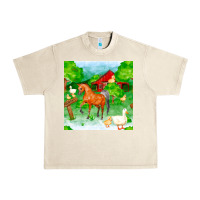 Sandshell farm life seamless pattern Urban Heavy Tee - FaDigitalArtStudio
