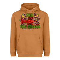 Meerkat mardi gras this the season crawfish fleur de lis Heavyweight Hoodie - RanaPortraitStore