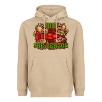 Mushroom mardi gras this the season crawfish fleur de lis Heavyweight Hoodie - RanaPortraitStore