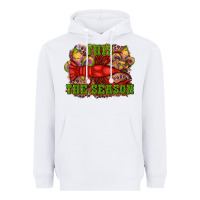 White mardi gras this the season crawfish fleur de lis Heavyweight Hoodie - RanaPortraitStore