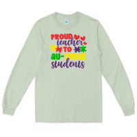 Matcha proud teacher to ausome students Long Sleeve Tee - CowhideDigitalArt